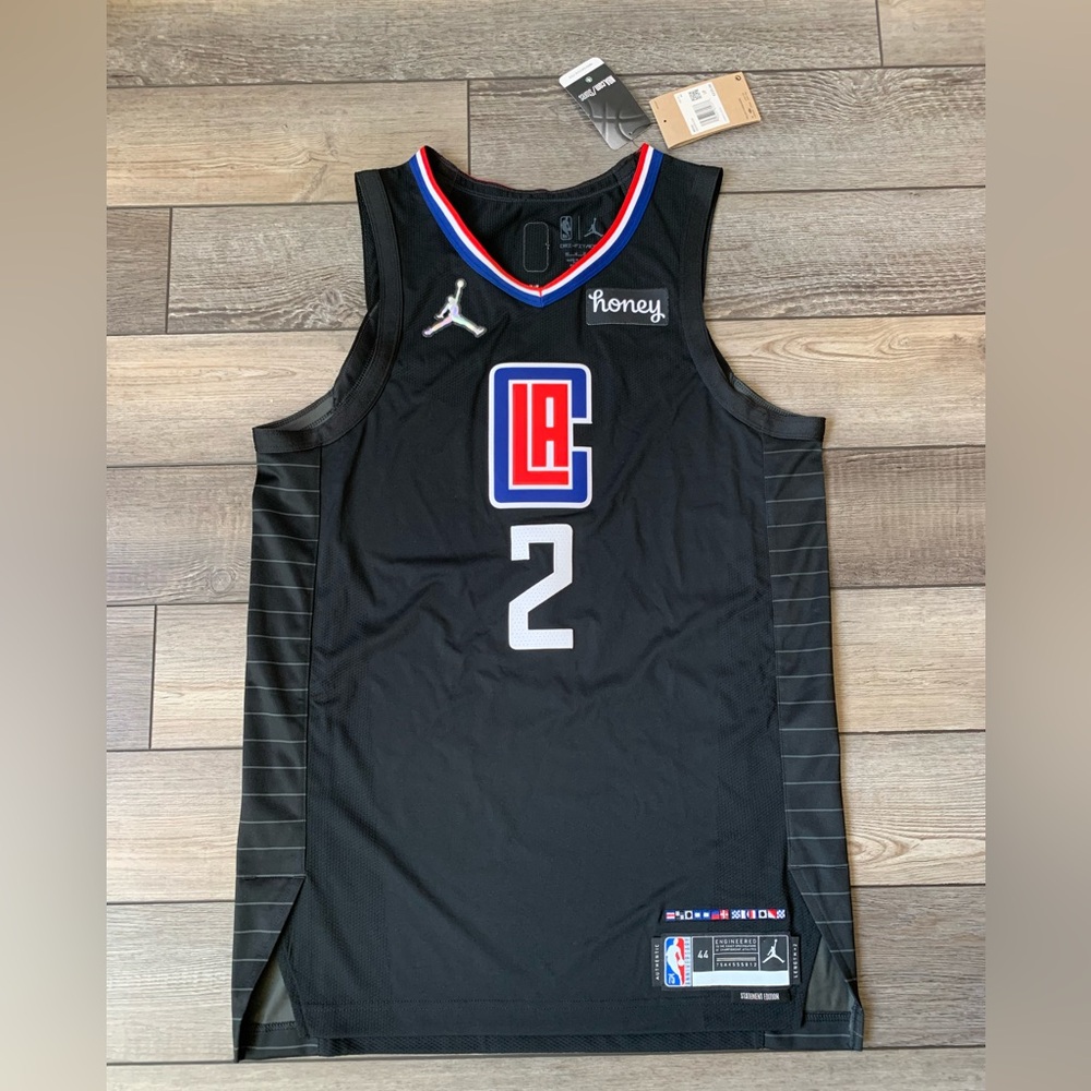 BNWT Rare Los Angeles Clippers Kawhi Leonard AUTHENTIC Statement Jersey